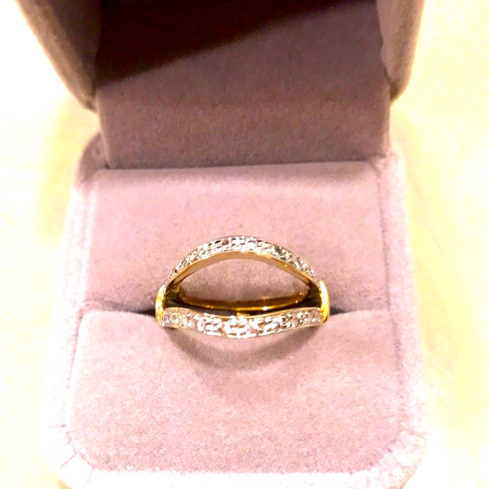 💞 BELK CZ 925 Sterling Silver Dinner Ring Sz 8 💍🎁🌹💝💐